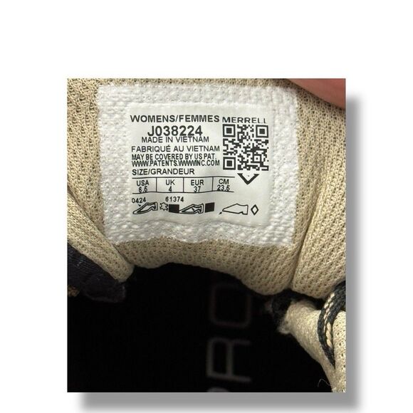 Merrell Moab Speed 2 Leather WP Low-Top Hiking Boot Black J038224 Women’s Sz 6.5 - Picture 8 of 11